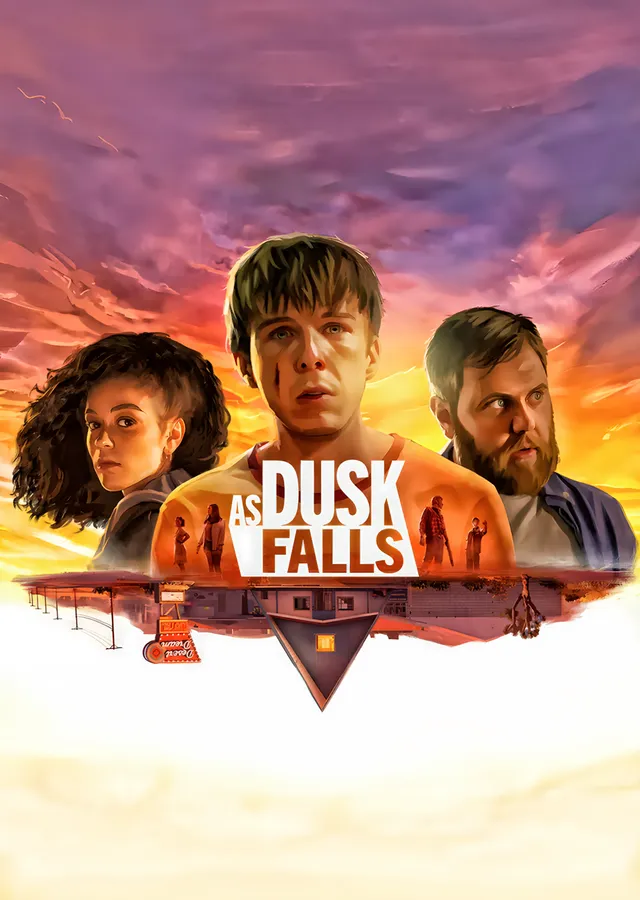 As Dusk Falls: Gün Batımında Üç Portre metal tablo