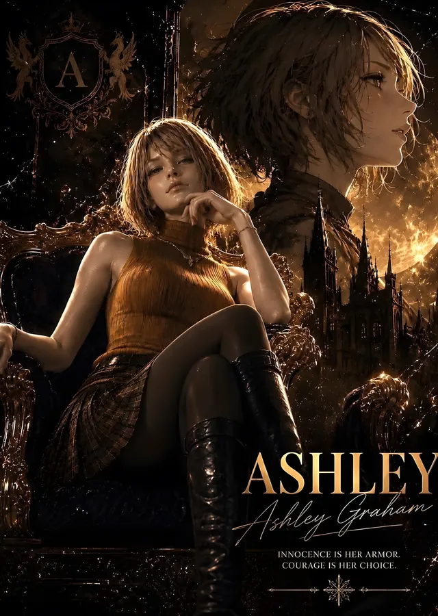 Ashley Graham - Resident Evil 4 metal tablo