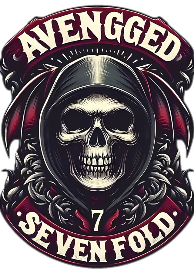 Avenged Sevenfold - Kurukafa Amblemi metal tablo