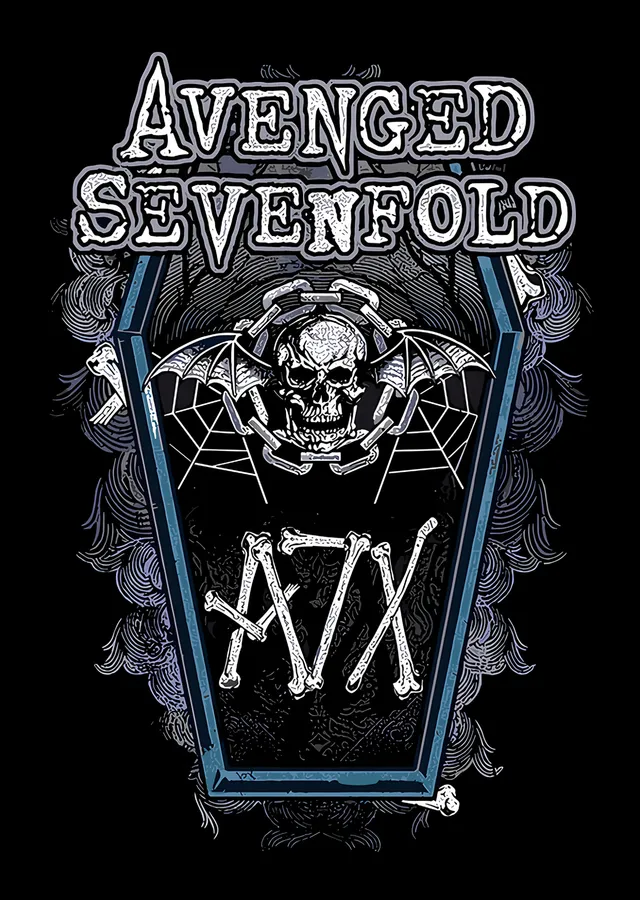 Avenged Sevenfold Tabut metal tablo
