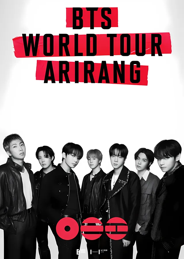 BTS: World Tour Arirang metal tablo