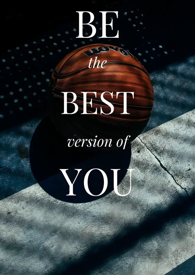 Be the Best Version of You metal tablo
