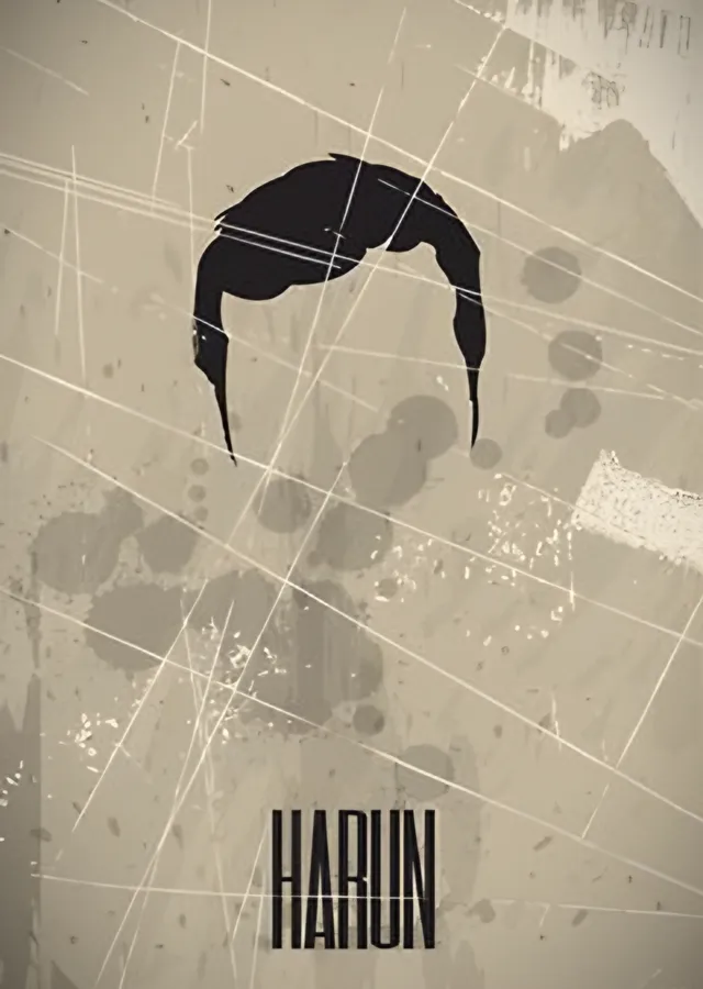 Behzat Ç.: Harun Minimal Afiş metal tablo