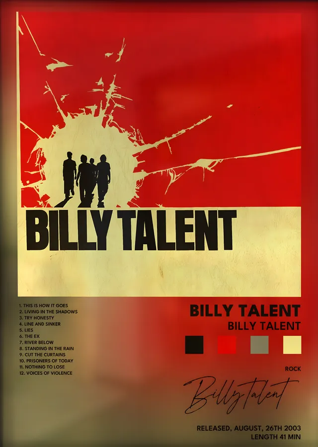 Billy Talent: Billy Talent metal tablo