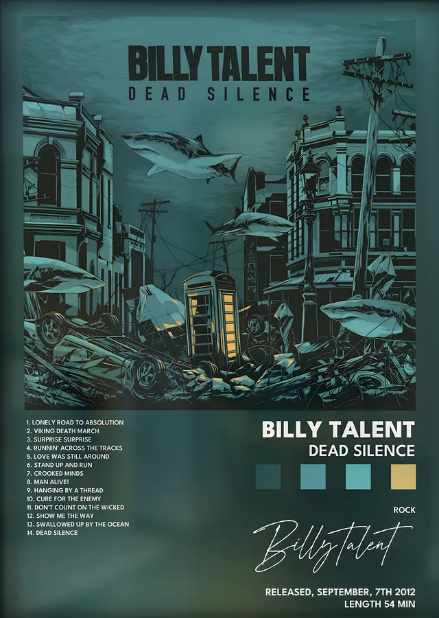 Billy Talent: Dead Silence metal tablo