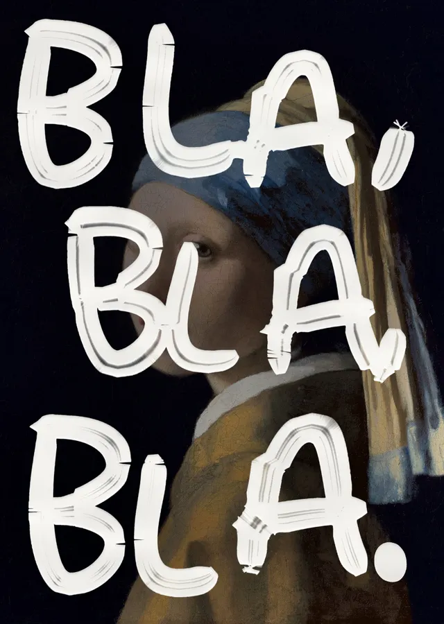 Bla Bla Bla metal tablo