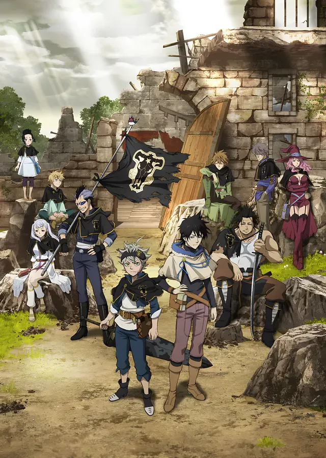 Black Clover: Harabede Kara Boğalar metal tablo