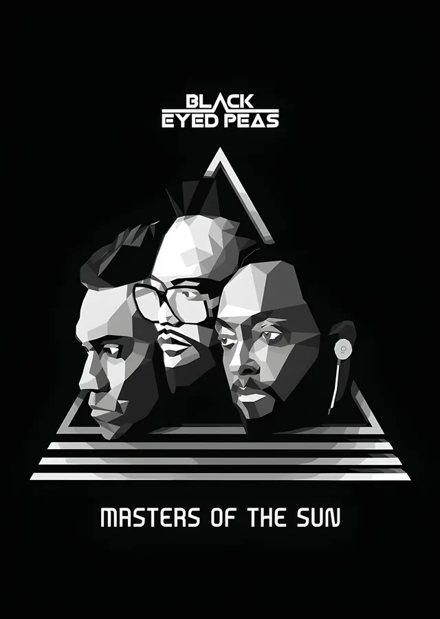 Black Eyed Peas - Masters of the Sun metal tablo
