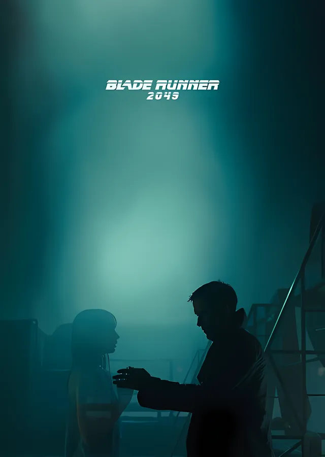 Blade Runner 2049 - Sis ve Siluet metal tablo