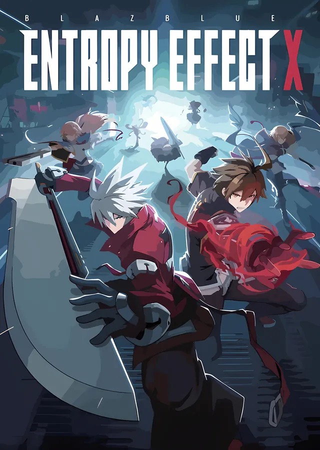 BlazBlue Entropy Effect X: Beyaz Saçlı İkili Hamle metal tablo