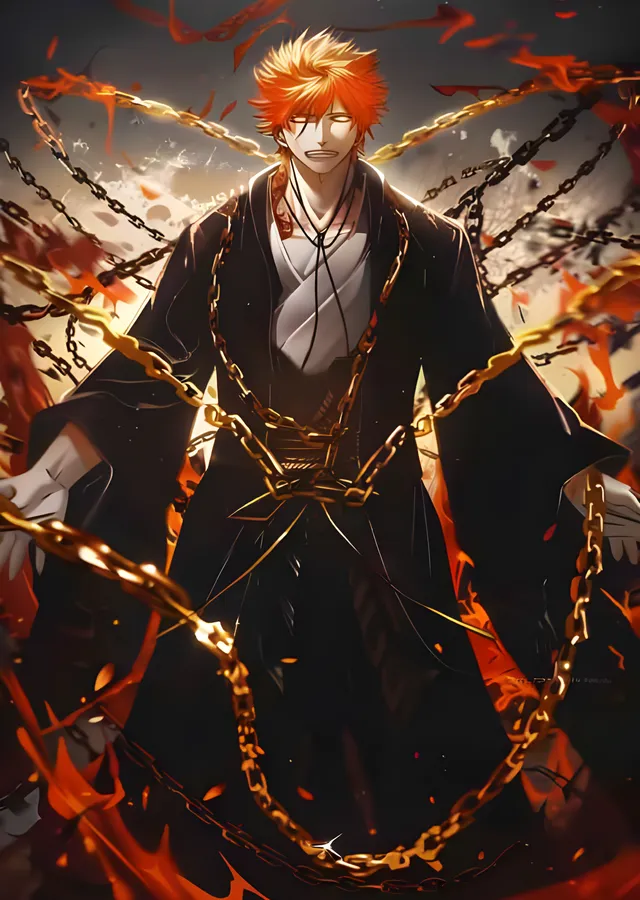 Bleach - Ichigo'nun Zincirli Uyanışı metal tablo