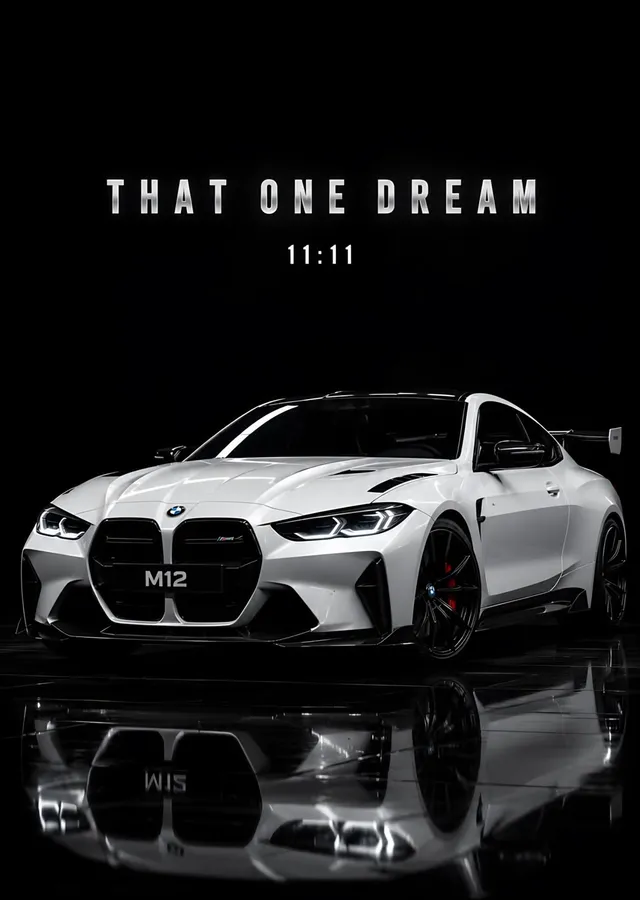 BMW M4 That One Dream metal tablo