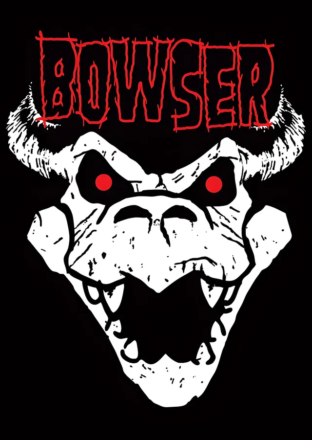 Bowser: Metal Amblemi Parodisi metal tablo