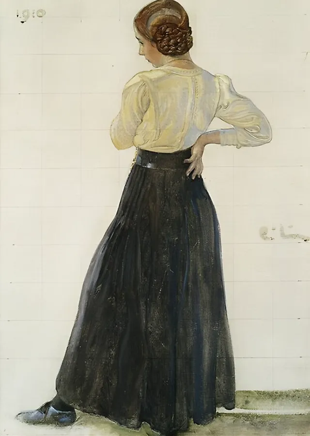 Brita - Carl Larsson metal tablo
