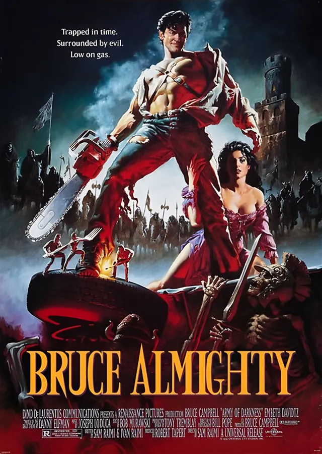 Bruce Almighty - Retro Afiş metal tablo