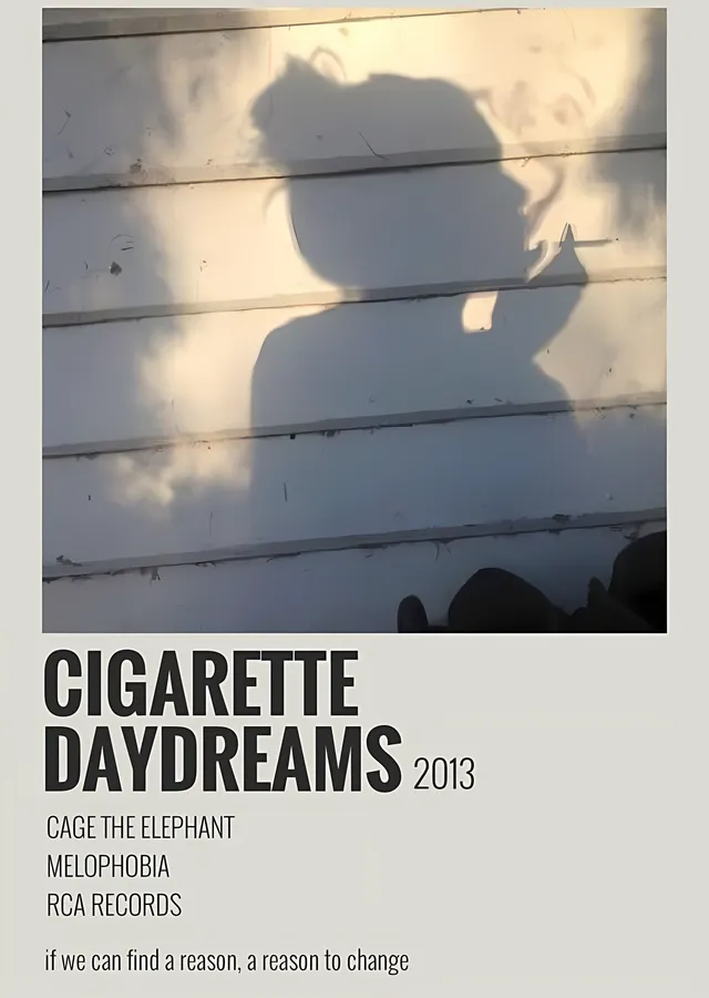 Cage the Elephant: Cigarette Daydreams metal tablo