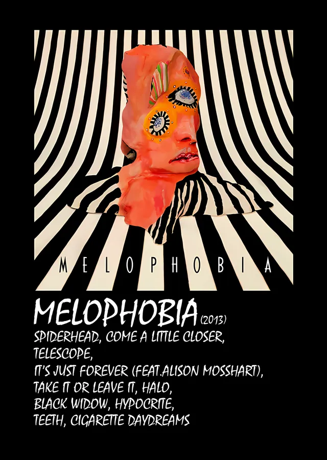 Cage the Elephant: Melophobia Parça Listesi metal tablo