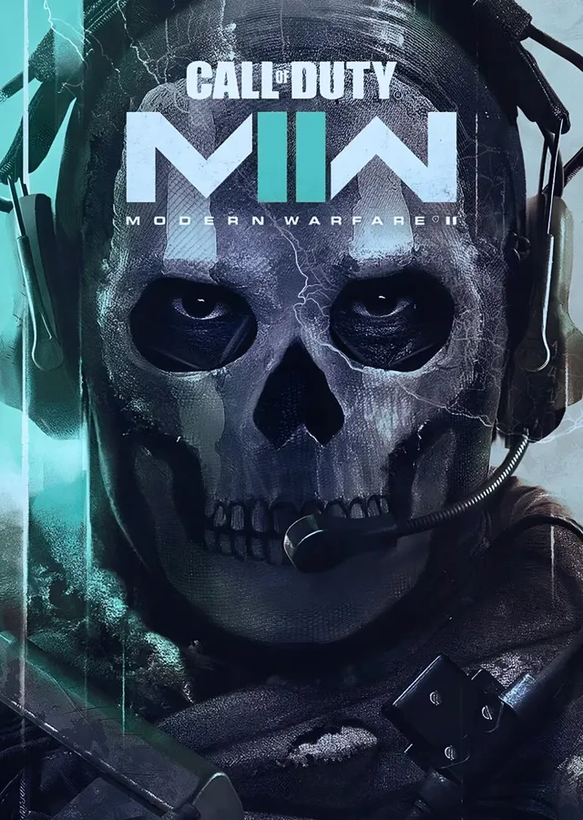 Call of Duty Modern Warfare II - Ghost metal tablo