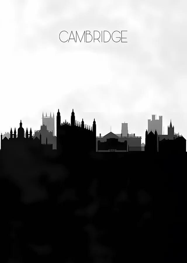 Cambridge Silueti metal tablo
