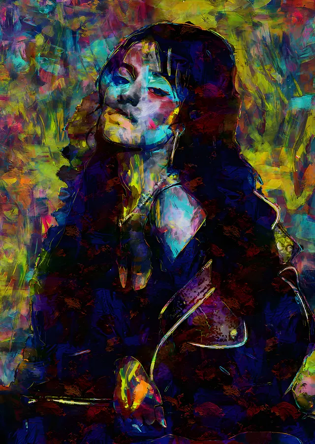 Camila Cabello: Empresyonist Gece metal tablo