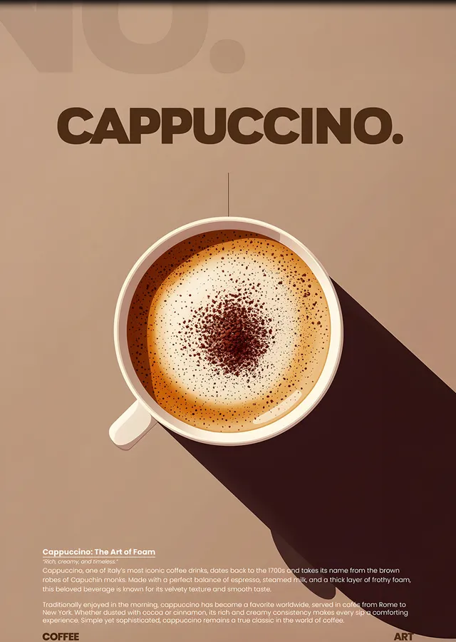 Cappuccino Bej Zemin metal tablo