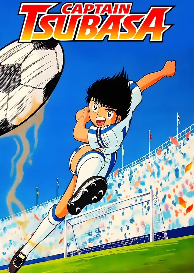 Captain Tsubasa - Rövaşata metal tablo