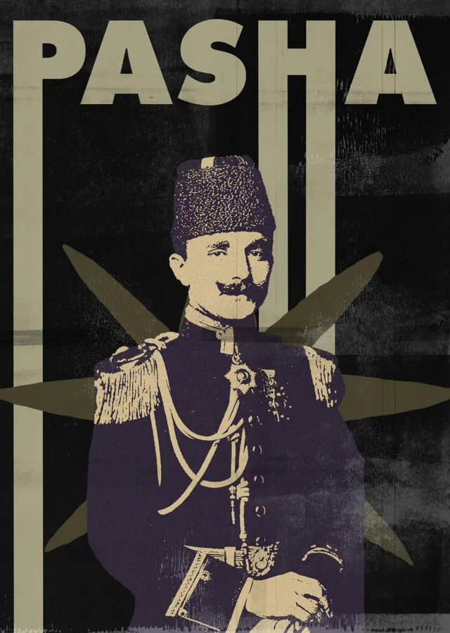 Cemal Paşa - Pasha metal tablo