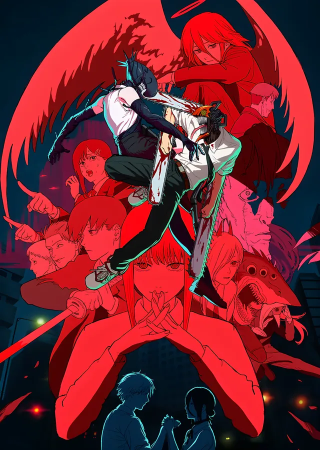Chainsaw Man: Makima'nın Kızıl Ağı metal tablo
