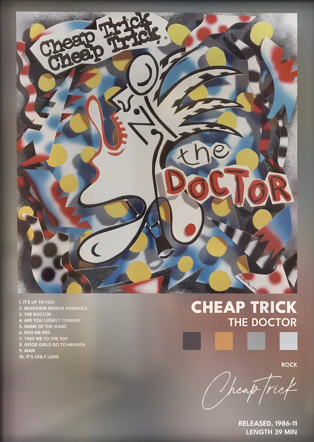Cheap Trick: The Doctor metal tablo
