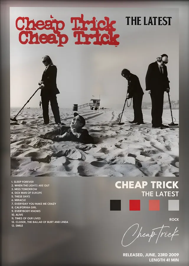 Cheap Trick: The Latest metal tablo