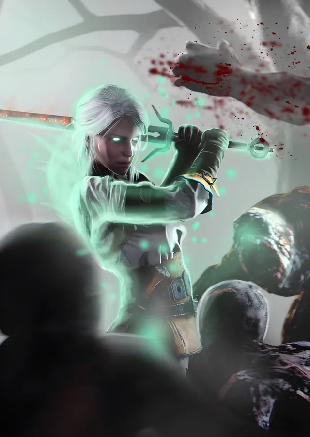 Ciri Hayalet Avı metal tablo