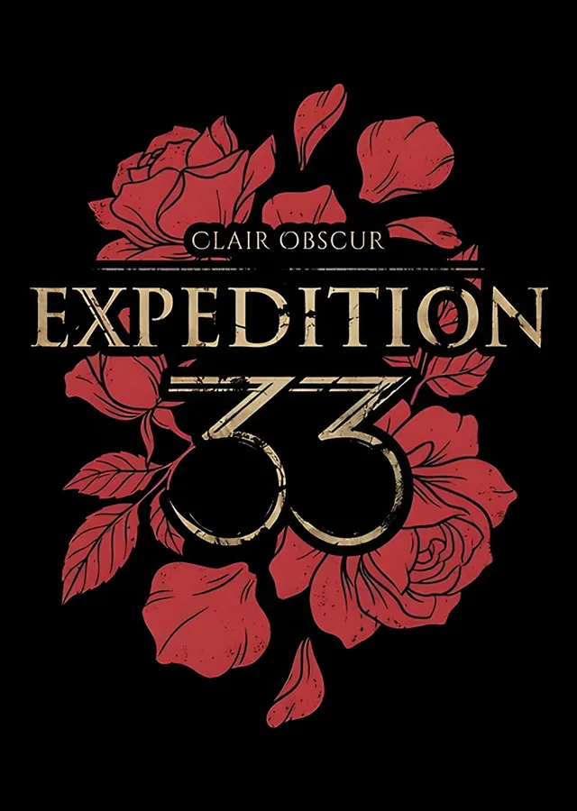 Clair Obscur Expedition 33 Gül Amblemi metal tablo