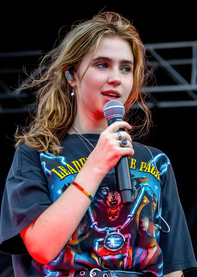 Clairo: Festival Sahnesinde metal tablo