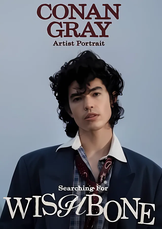 Conan Gray: Searching for Wishbone metal tablo