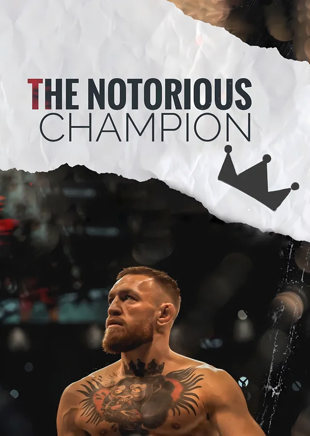 Conor McGregor: The Notorious Champion metal tablo