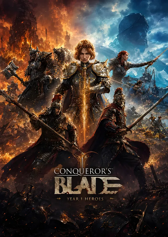 Conqueror's Blade: Üç Komutan Savaş Alanında metal tablo