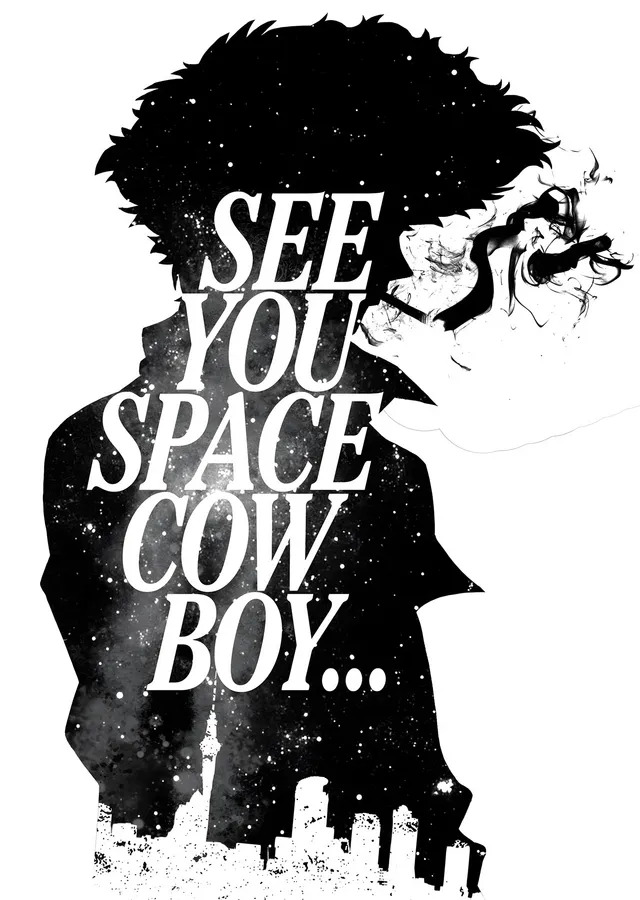 Cowboy Bebop - See You Space Cowboy metal tablo