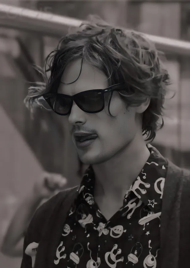 Criminal Minds: Güneş Gözlüklü Spencer Reid metal tablo