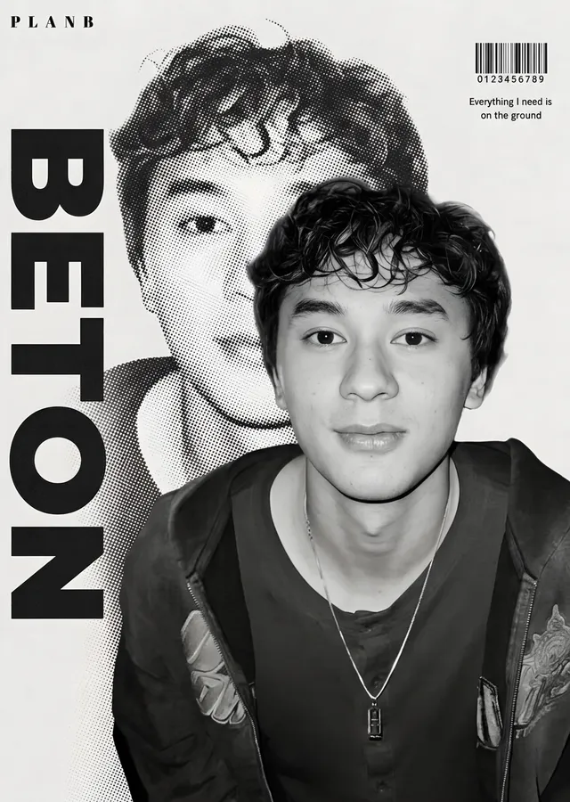 Crush - Beton metal tablo