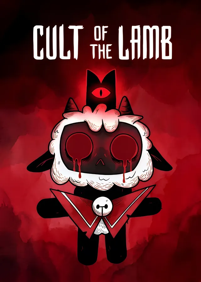 Cult of the Lamb: Kanlı Gözlü Kuzu metal tablo