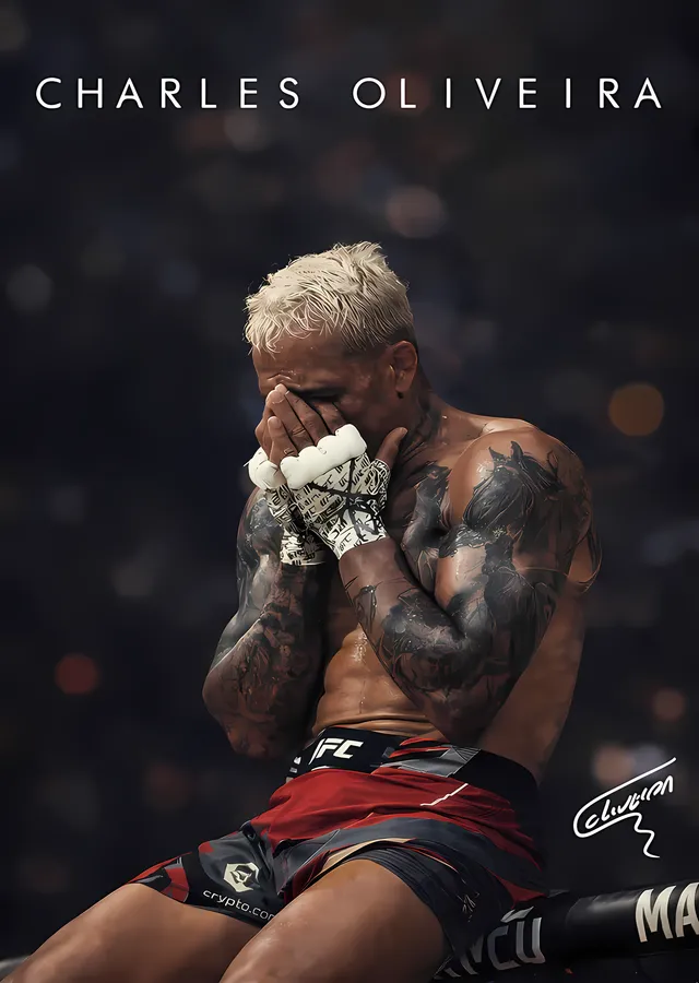 Charles Oliveira metal tablo