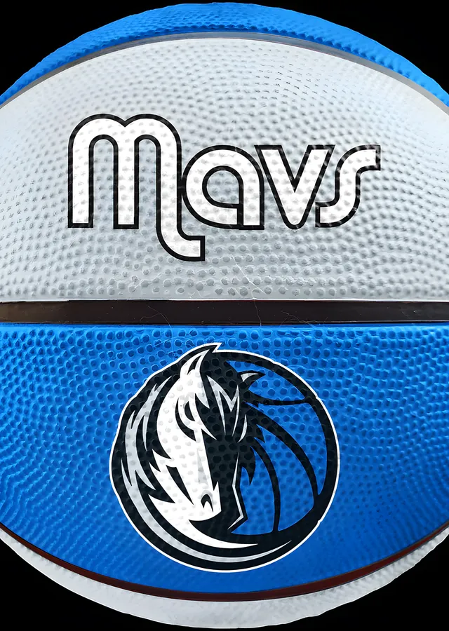 Dallas Mavericks - Basketbol Topu metal tablo