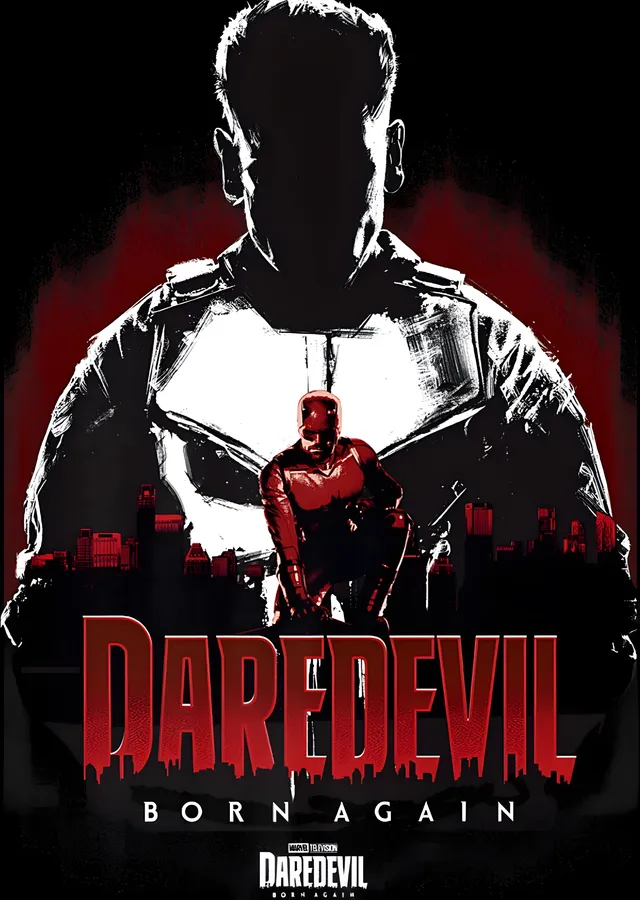 Daredevil - Born Again Siluet metal tablo