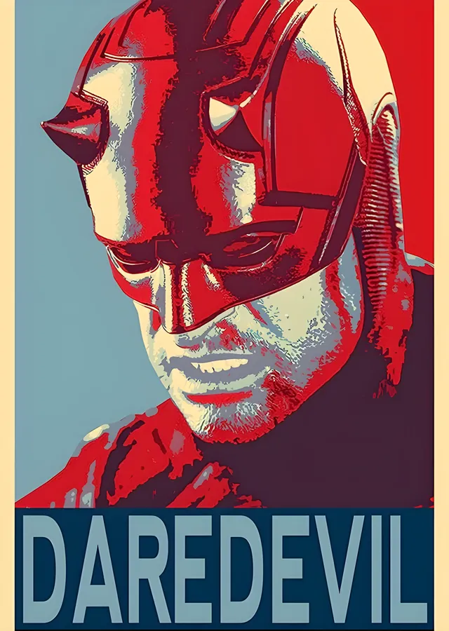 Daredevil - Hope Baskısı metal tablo