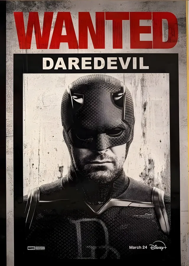Daredevil - Wanted metal tablo