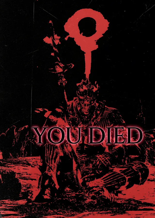 Dark Souls III - You Died metal tablo