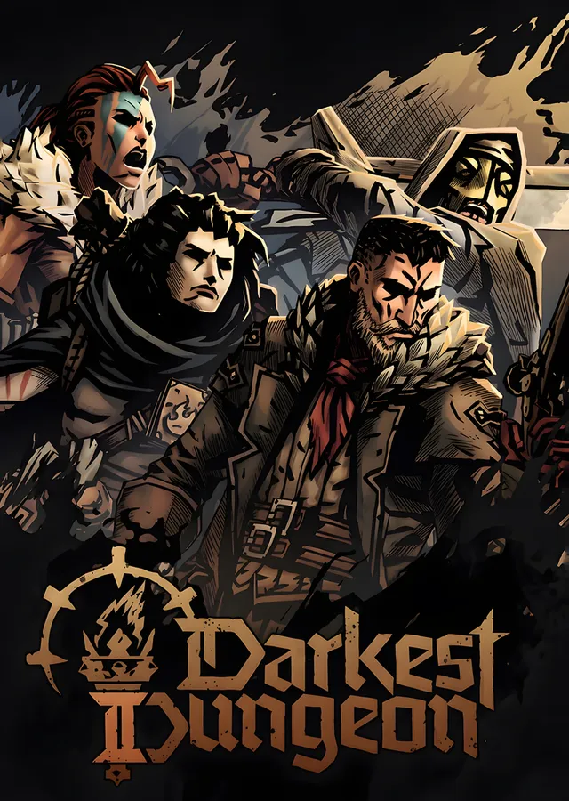 Darkest Dungeon II: Gri Zeminde Maceracı Kadro metal tablo