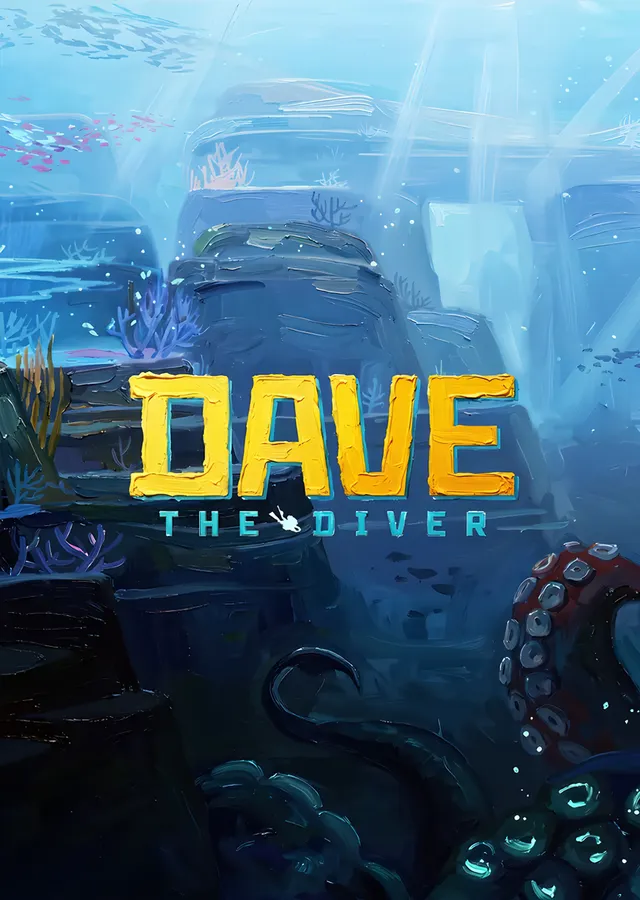 Dave the Diver: Batık Araç ve Ahtapot metal tablo