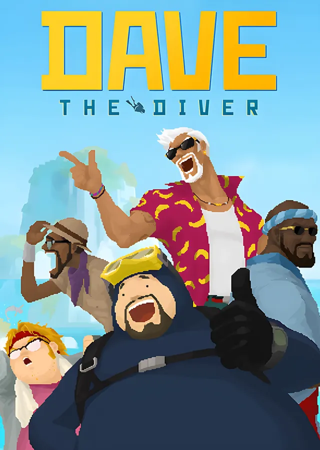 Dave the Diver: Sushi Ekibinin Kadrosu metal tablo