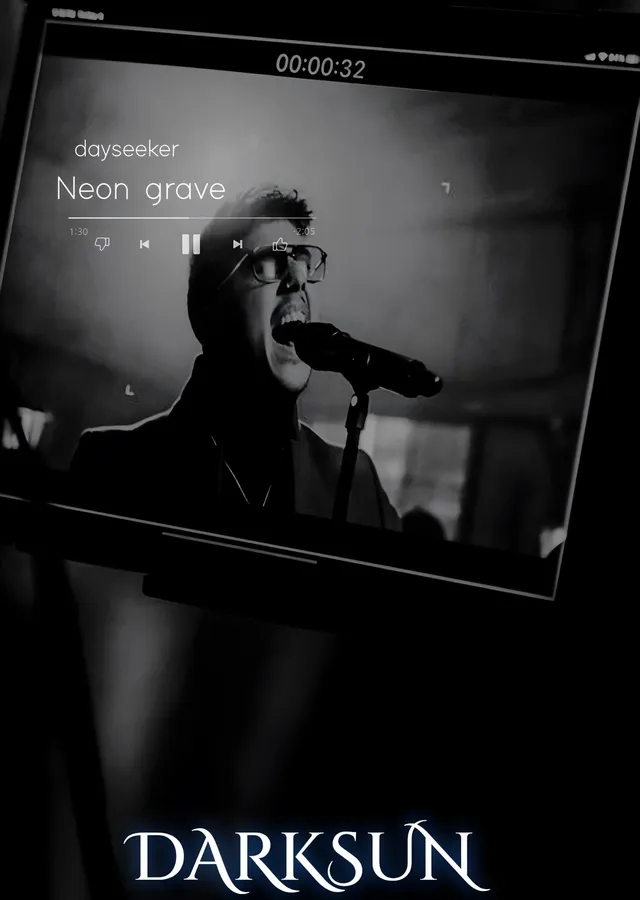 Dayseeker - Neon Grave metal tablo